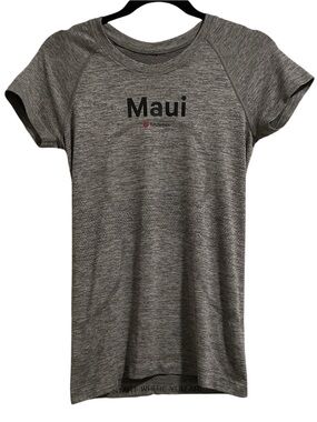 Lululemon Hawaii Maui Swiftly Tech Short Sleeve Tee T-Shirt Gray Size 6